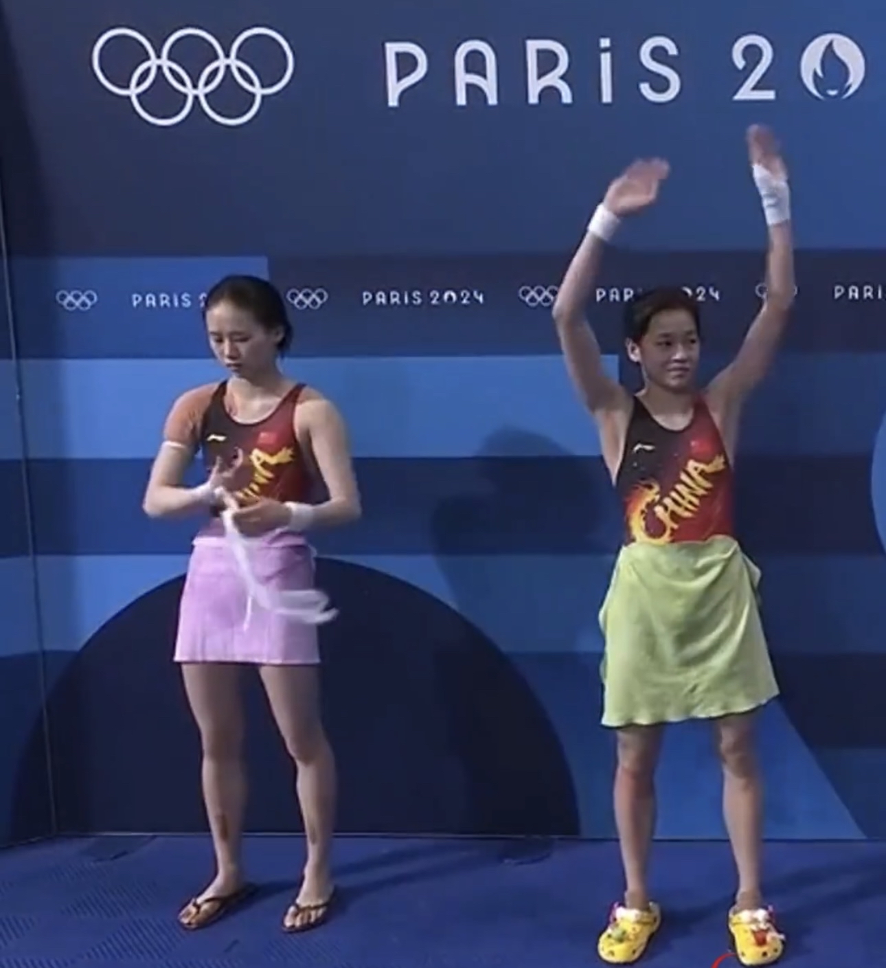 运动员出色表现,无愧金牌之后 运动员出色表现,无愧金牌之后