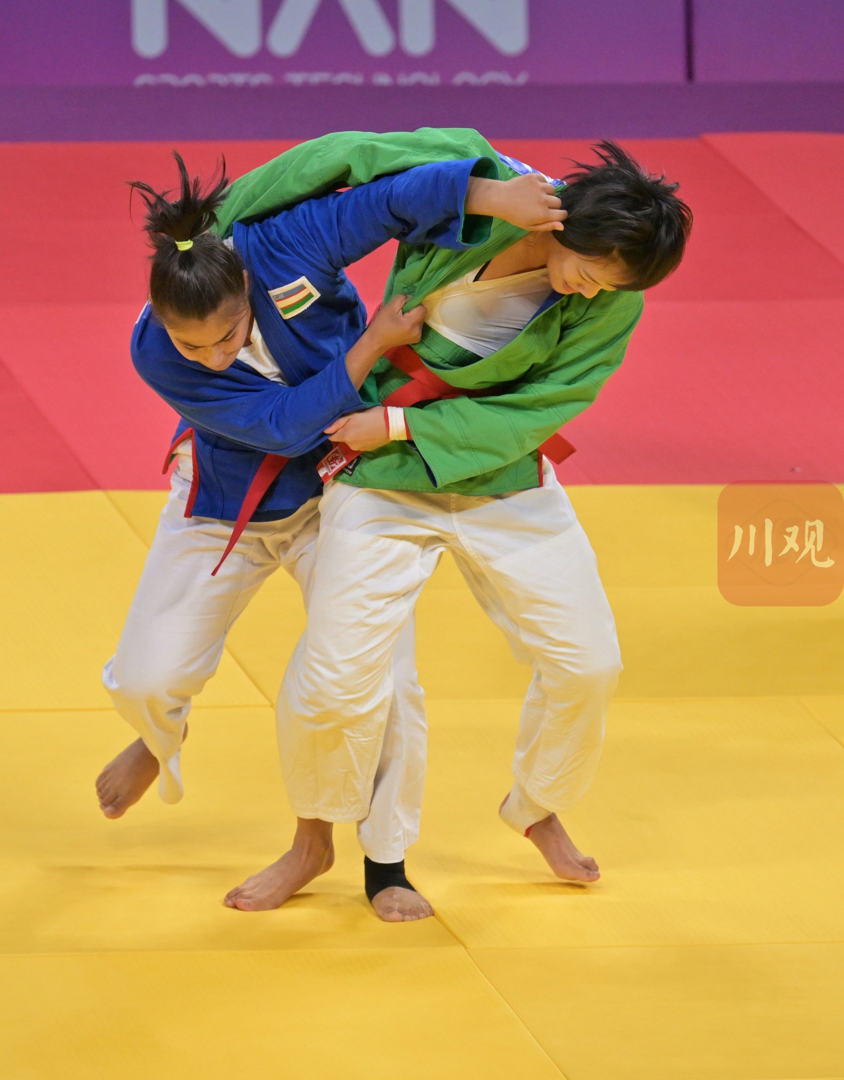 柔道女子63公斤级决赛选手技压群雄 柔道女子63公斤级决赛选手技压群雄